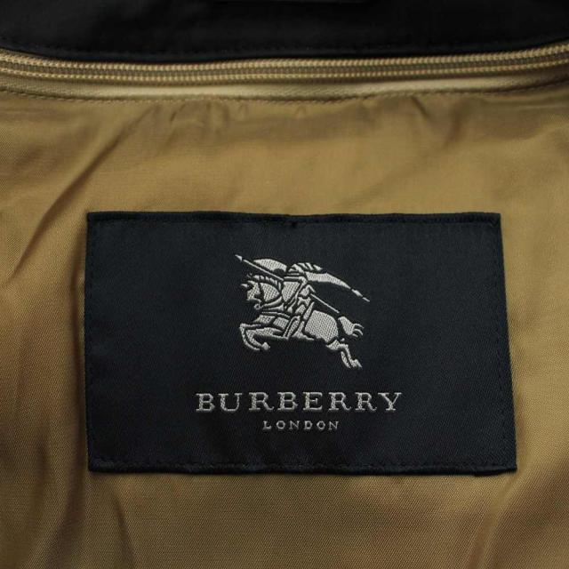 【中古】バーバリー ロンドン BURBERRY LONDON コート M 黒 ブラック フード ライナー付き ノバチェック 長袖_2