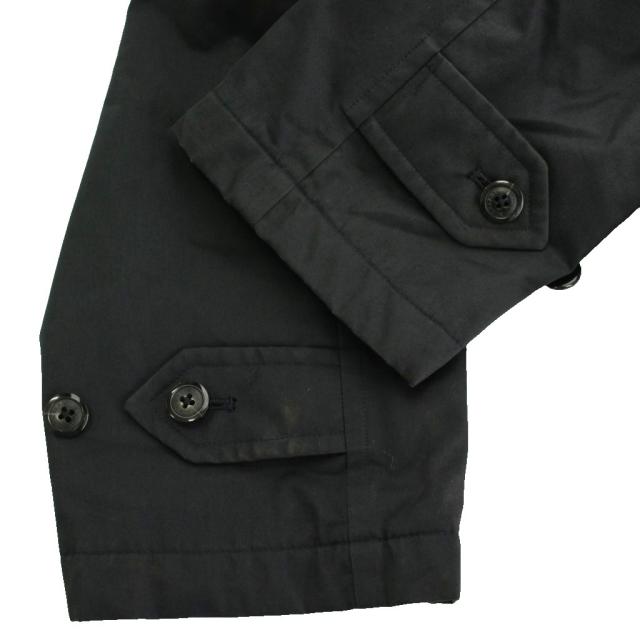【中古】バーバリー ロンドン BURBERRY LONDON コート M 黒 ブラック フード ライナー付き ノバチェック 長袖_3