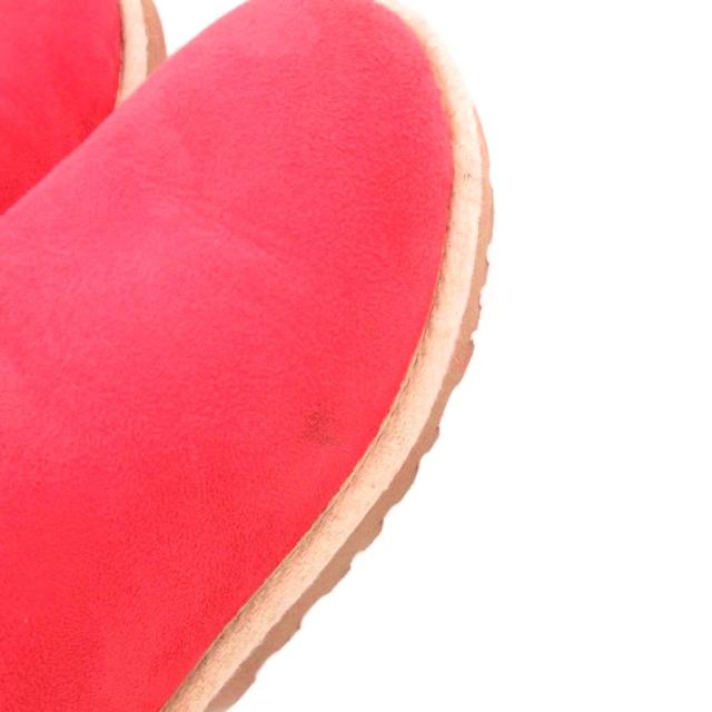 【中古】アグ オーストラリア UGG australia 1006493 W SELENE ムートンブーツ ボア スエードレザー US6 23cm 赤_7