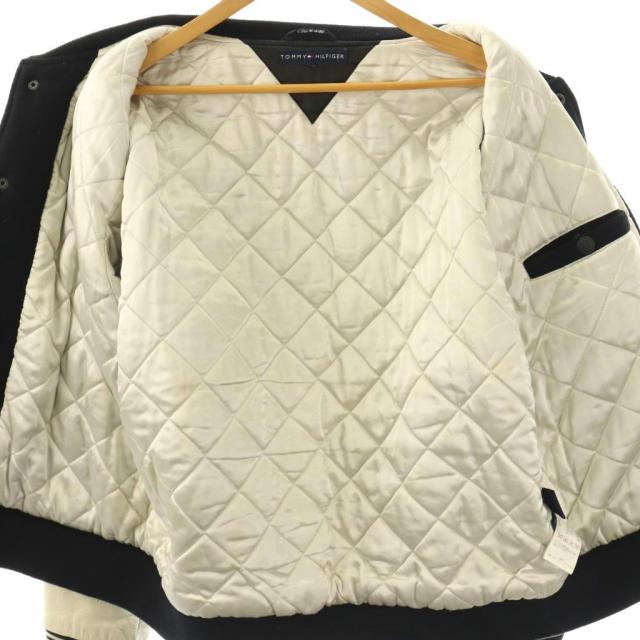 トミーヒルフィガー 牛革 オールレザー 中綿 キルティング スタジャン M 中古】トミーヒルフィガー TOMMY HILFIGER ジャケット ブルゾン