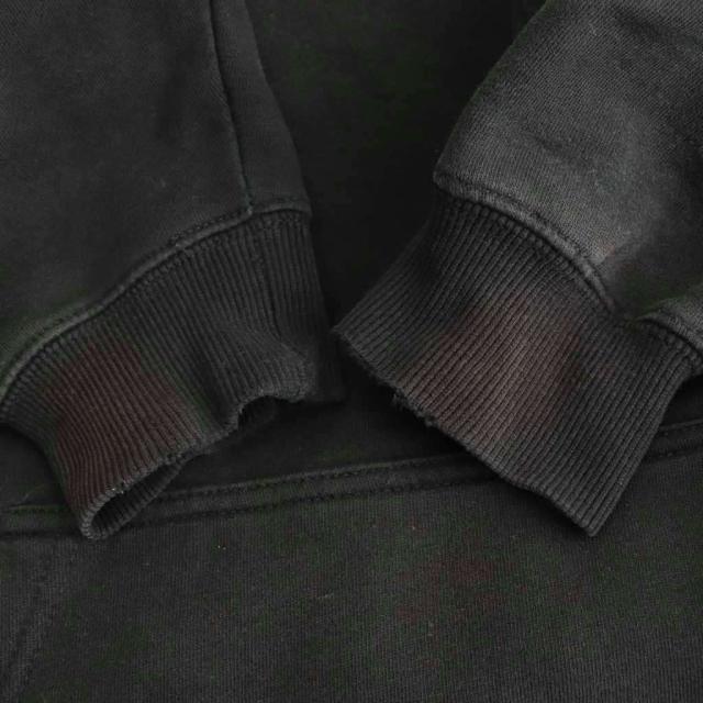 【中古】ステューシー STUSSY BASIC STUSSY HOOD パーカー スウェット プルオーバー 長袖 M ブラック Z4000SAS19_6