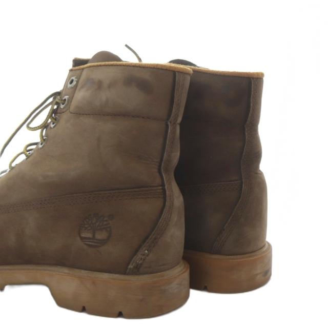 【中古】ティンバーランド Timberland 6インチ ベーシック ブーツ ワーク ショート US9 ダークブラウン 6400R