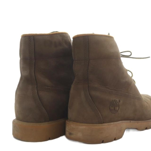 【中古】ティンバーランド Timberland 6インチ ベーシック ブーツ ワーク ショート US9 ダークブラウン 6400R