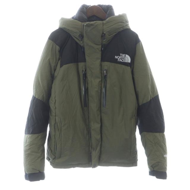 【中古】ザノースフェイス バルトロライトジャケット ダウンジャケット ゴアテックス XL 緑 黒 ND92240