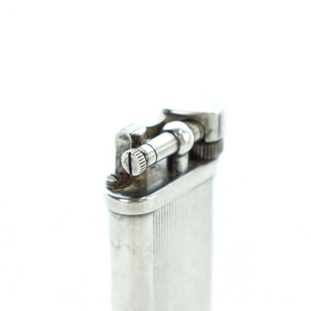【中古】ダンヒル dunhill ジャンク品 ガスライター ユニーク ハンマー 喫煙具 たばこ 小物 ロゴ シルバー色 ■GY19_4