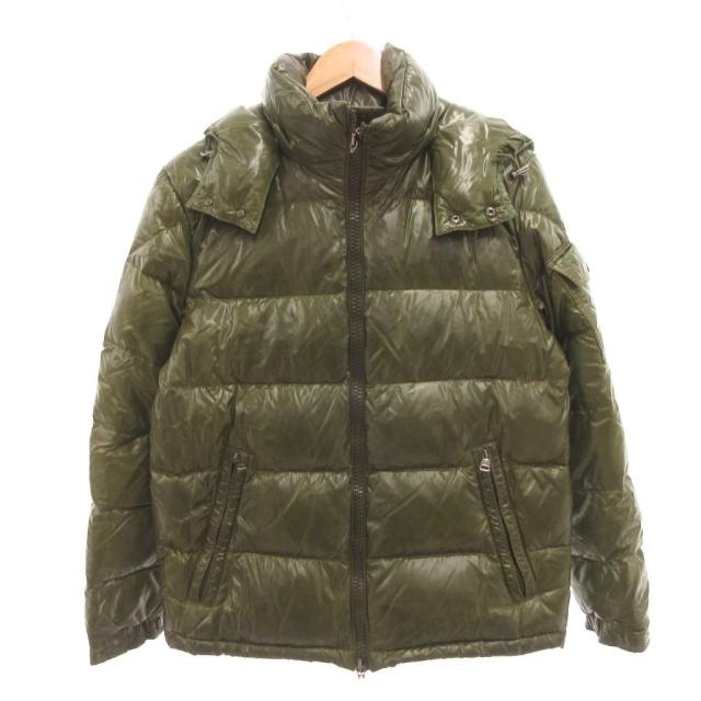 【中古】モンクレール MONCLER 40366 MAYA ショートダウンジャケット ダブルジップ ロゴワッペン 2