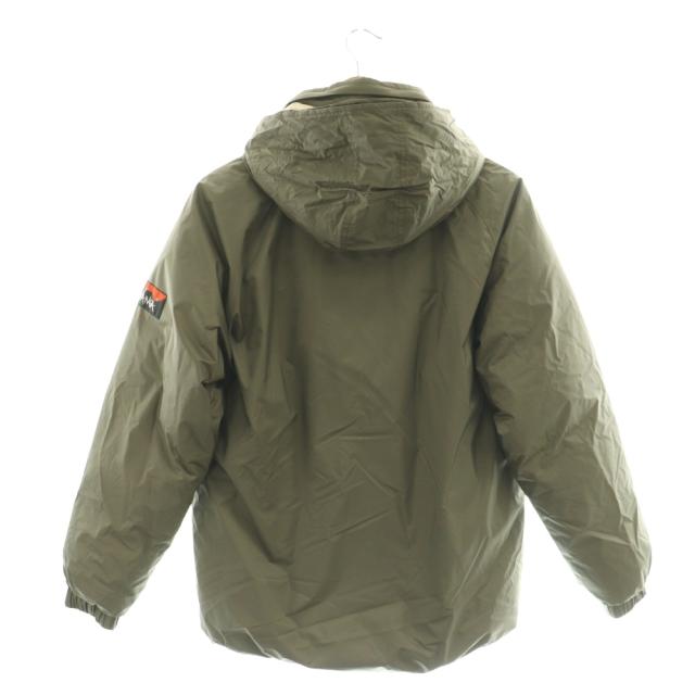 【中古】ナンガ NANGA × BEAVER HAPPY DOWN JACKET ダウンジャケット ジップアップ S カーキ /HK ■GY12 メンズ_1