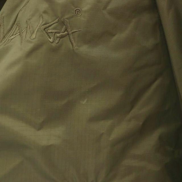 【中古】ナンガ NANGA × BEAVER HAPPY DOWN JACKET ダウンジャケット ジップアップ S カーキ /HK ■GY12 メンズ_7