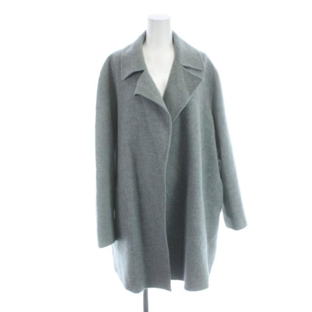【中古】セオリー Theory NEW DIVIDE LUXE OVERLAY DF チェスターコート 長袖 ロング カシミヤ混 前開き L グレー
