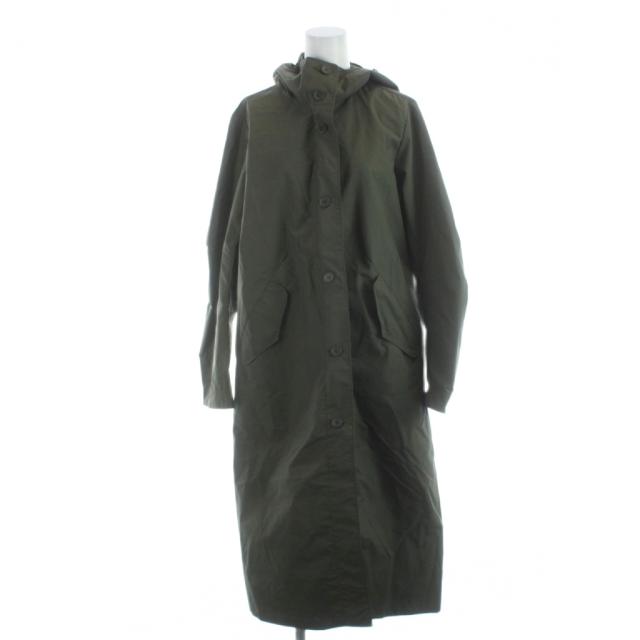 【中古】DANSKIN 3WAY ALL WEATHER COAT ロングコート 長袖 フード M カーキ ■GY12 /MQ メンズ