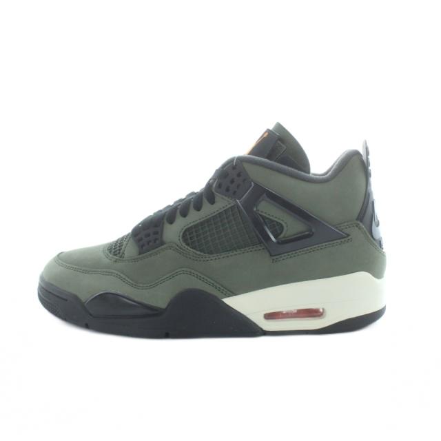 【中古】未使用品 ナイキ NIKE IB1519-200 UNDEFEATED Air Jordan 4 Retro OG SP Deep Green スニーカー タグ付き