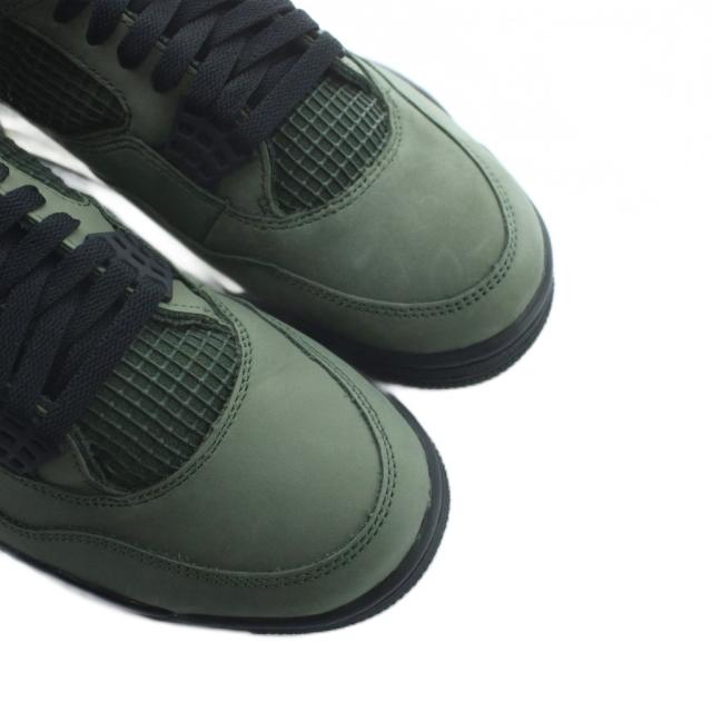 【中古】未使用品 ナイキ NIKE IB1519-200 UNDEFEATED Air Jordan 4 Retro OG SP Deep Green スニーカー タグ付き_2
