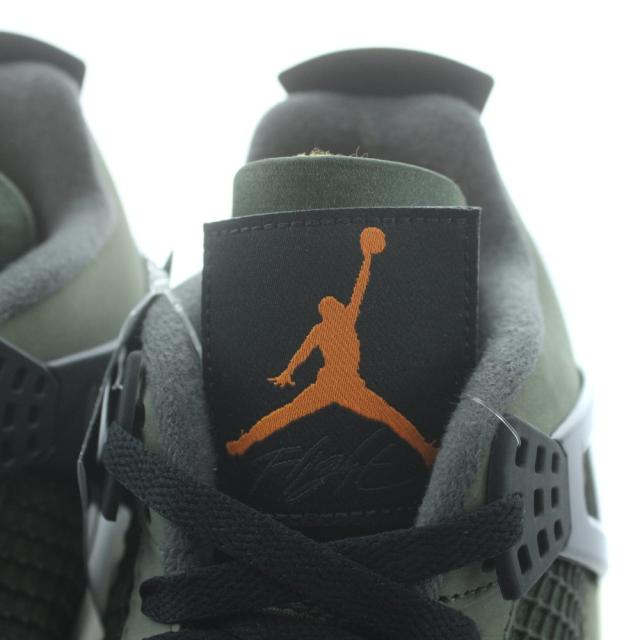 【中古】未使用品 ナイキ NIKE IB1519-200 UNDEFEATED Air Jordan 4 Retro OG SP Deep Green スニーカー タグ付き_6