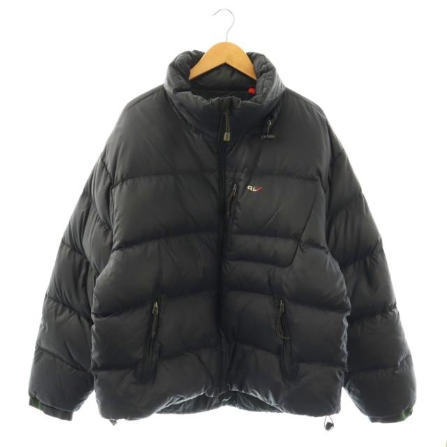 【中古】アールエルエックス ラルフローレン RLX RALPH LAUREN ダウンジャケット XXl ブラック /ES ■GY12 メンズ