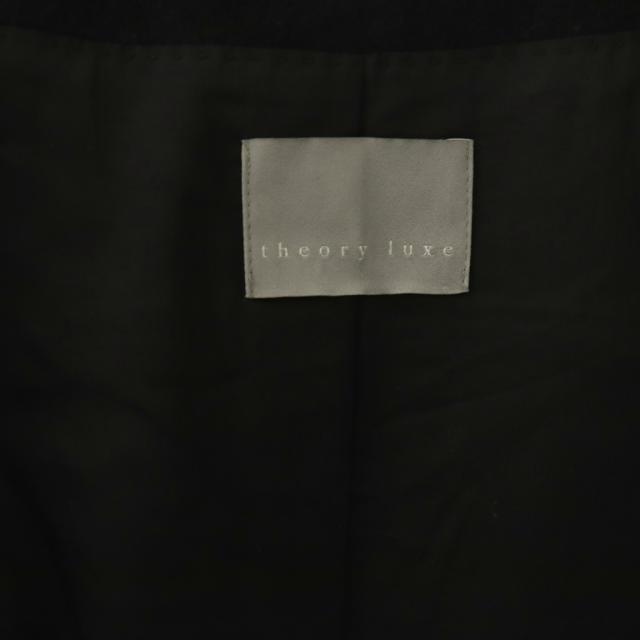 【中古】セオリーリュクス CASH WOOL ORIGINAL 厚地の外套 カシミール 否色合い 40 黒いこと /DO ■GY12 レディース