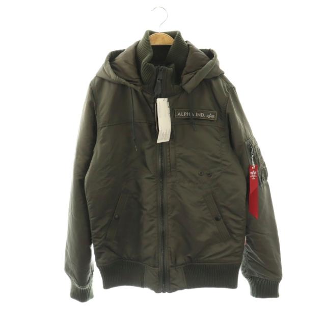 【中古】未当てはめる品 アルファ ALPHA 飛翔上衣 フーディー L カーキ TA1170-076 /DF ■GY12 メンズ