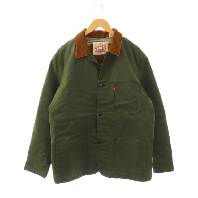 【中古】リーバイス Engineers Coat エンジニアコート ステンカラー L カーキ ブラウン 19288-0001 /DO ■GY12