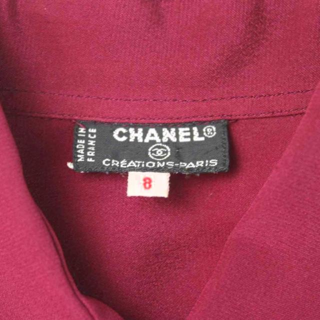 中古】シャネル creations paris 70s ヴィンテージ シャツ ブラウス