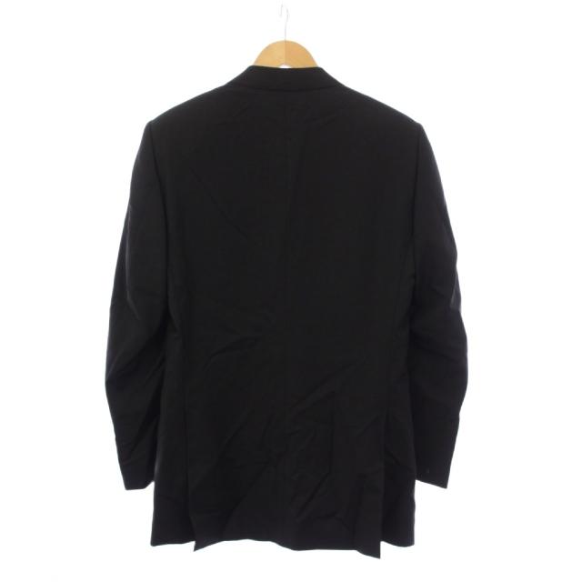【中古】グッチ GUCCI シングルスーツ セットアップ 上下 テーラードジャケット パンツ ウール 46R 黒 ブラック 2B_2