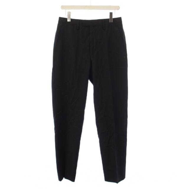 【中古】グッチ GUCCI シングルスーツ セットアップ 上下 テーラードジャケット パンツ ウール 46R 黒 ブラック 2B_5