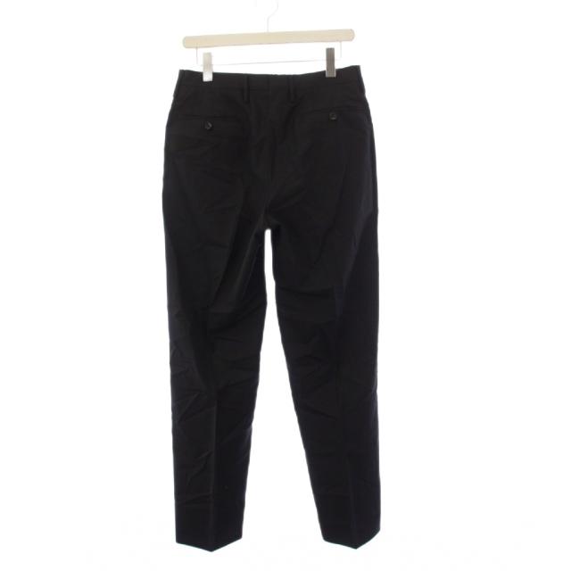 【中古】グッチ GUCCI シングルスーツ セットアップ 上下 テーラードジャケット パンツ ウール 46R 黒 ブラック 2B_6