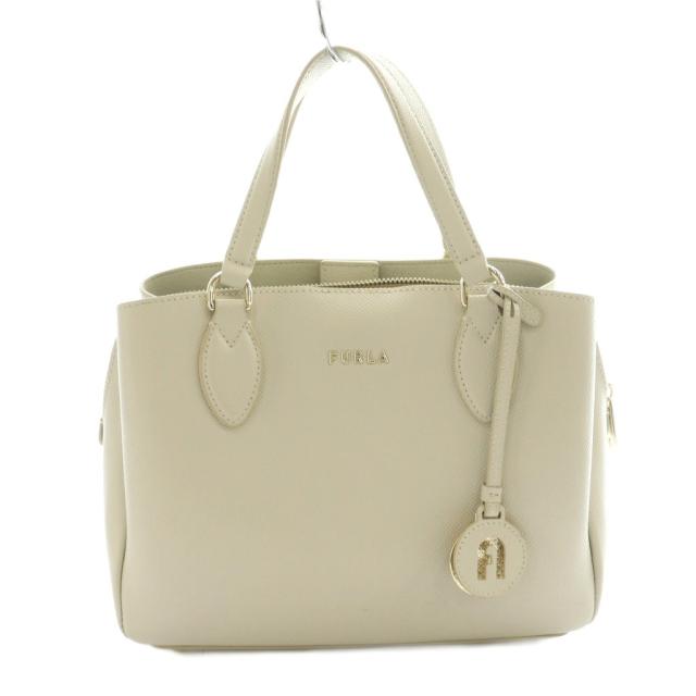 【中古】フルラ FURLA ミネルヴァ S トートバッグ お手手 薄墨色 /SS ■os ■GY01 レディース