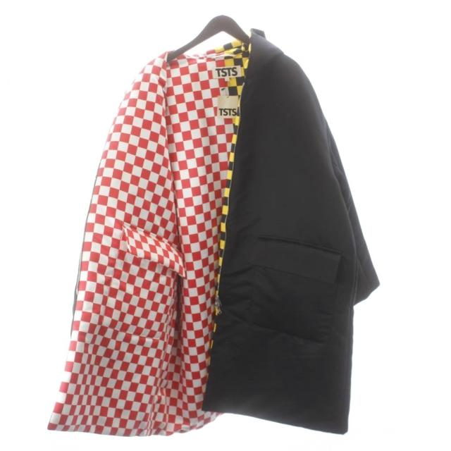 【中古】未使用品 TSTS ティーエスティーエス DUALITY PADDED COAT 中綿コート フード タグ付き L 黒 /MW_3