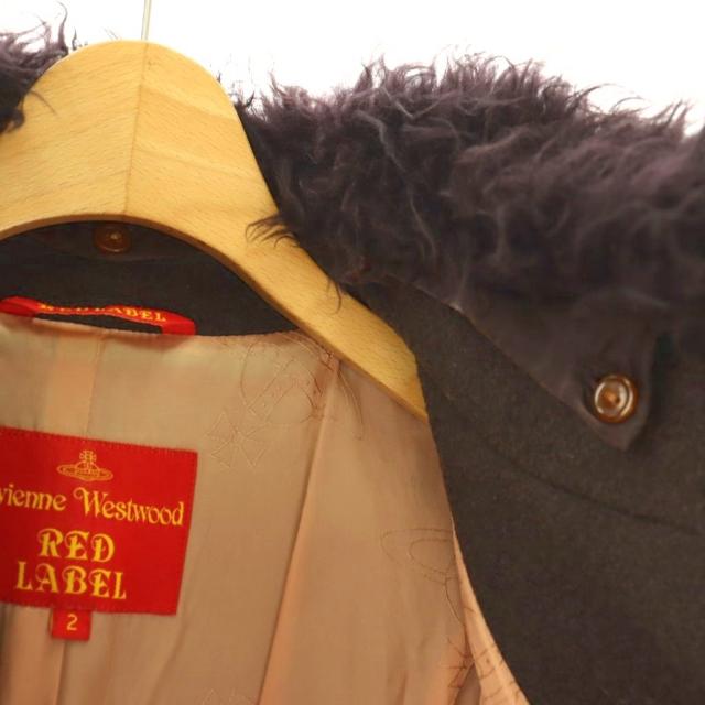 【中古】ヴィヴィアンウエストウッドレッドレーベル Vivienne Westwood RED LABEL コート ウール ラムファー_3