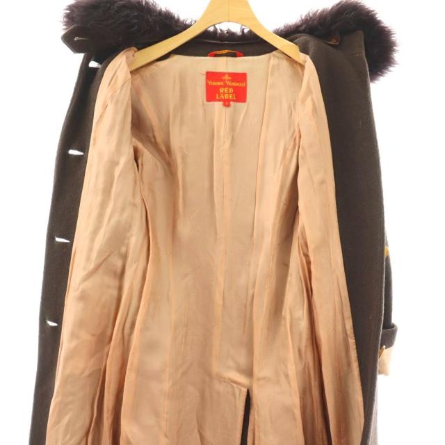 【中古】ヴィヴィアンウエストウッドレッドレーベル Vivienne Westwood RED LABEL コート ウール ラムファー_4