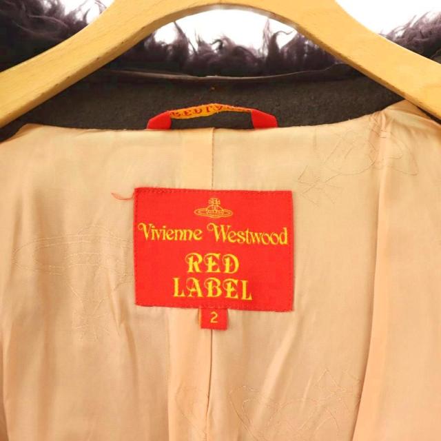 【中古】ヴィヴィアンウエストウッドレッドレーベル Vivienne Westwood RED LABEL コート ウール ラムファー_5