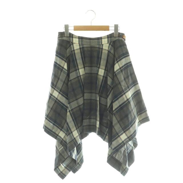 【中古】ヴィヴィアンウエストウッドレッドレーベル Vivienne Westwood RED LABEL スカート 3 グレー
