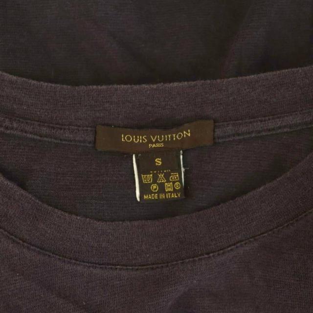 【中古】ルイヴィトン LOUIS VUITTON Tシャツ リネン ロゴプリント S 紫 /MI ■GY19 メンズ_4