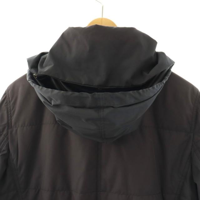【中古】バーバリー ロンドン BURBERRY LONDON 中綿ジャケット ブルゾン ノバチェック裏地 38 ブラック /ES ■GY19_3