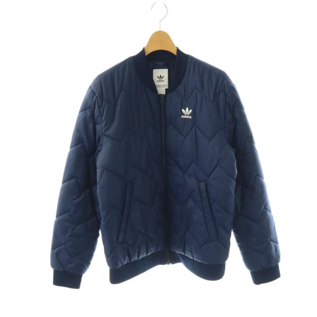 【中古】アディダスオリジナルス adidas originals FL0018 SST QUILTED JACKET COLLEGE NAVY ブルゾン