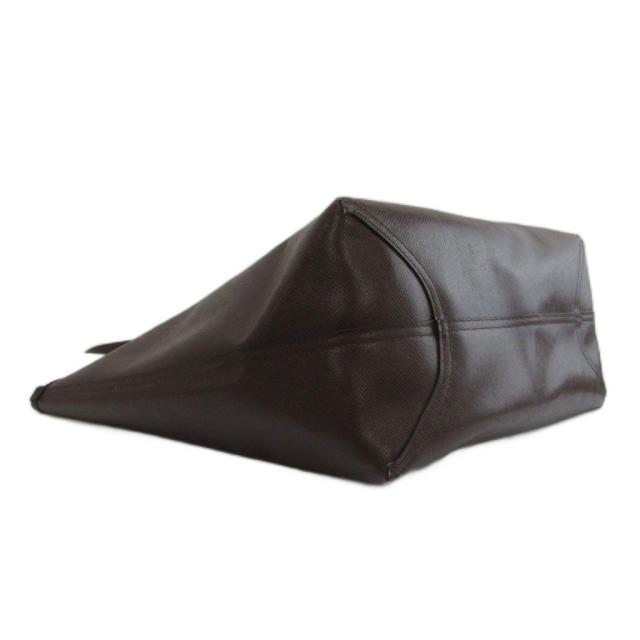 【中古】COACH トートバッグ 肩掛け PVC レザー リバーシブル 鳥 ハッピーバード 総柄 ロゴ シルバー金具 ボルドー_3