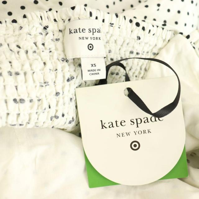 中古】ケイトスペード KATE SPADE キャミワンピース ロング ドット柄