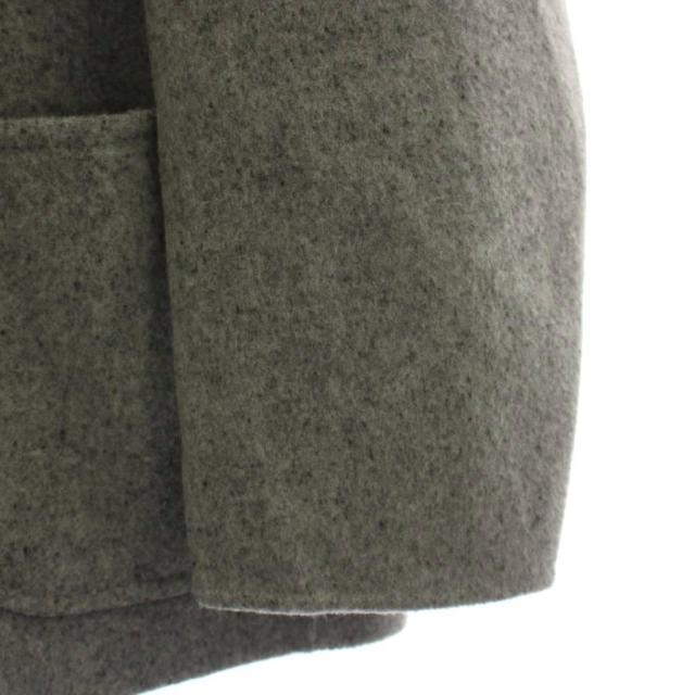 【中古】未使用品 無印良品 良品計画 24AW テーラードジャケット コート カシミヤ混 L グレー 無地_5