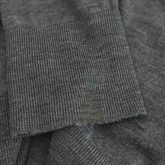 【中古】ジョンスメドレー JOHN SMEDLEY カーディガン 英国製 ニット XS チャコールグレー /ES ■GY03 メンズ