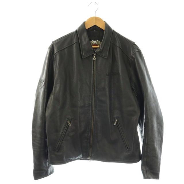 Harley-Davidson シングルライダース XL　98143-05VM 中古】ハーレーダビッドソン HARLEY DAVIDSON レザージャケット ジップ