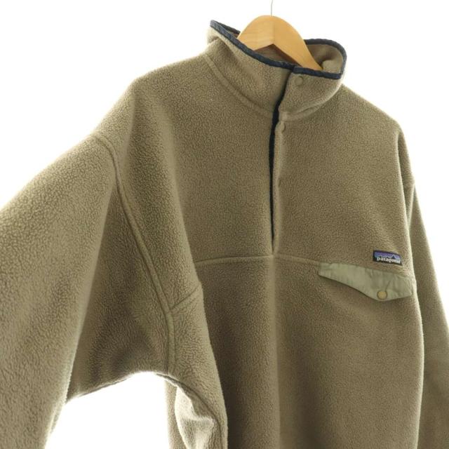 【中古】パタゴニア Patagonia 90s シンチラ スナップT プルオーバー フリースジャケット L カーキ オリーブ 緑 /DO_2