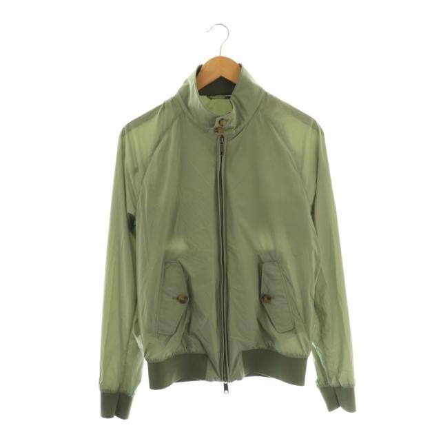 【中古】バラクータ BARACUTA G9 ハリントンジャケット ブルゾン ナイロン ストレッチ 38 カーキ /DO ■GY12