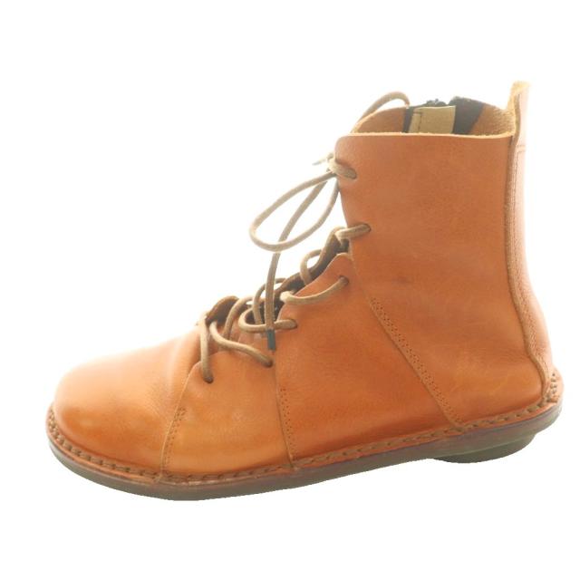 【中古】トリッペン trippen ノマド NOMAD レースアップブーツ ショート レザー 茶 ブラウン /SS ■OS ■GY01 メンズ