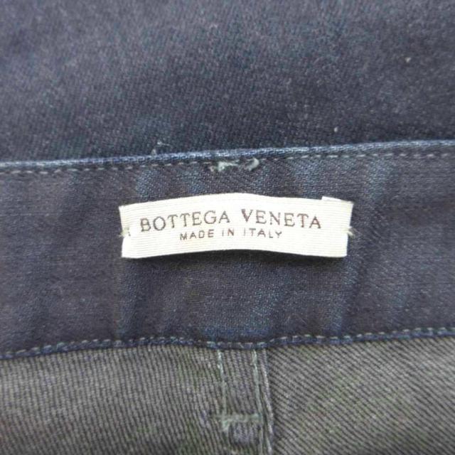 【中古】ボッテガヴェネタ BOTTEGA VENETA デニム ジーンズ 46 ネイビー 紺 ストレート 無地 5ポケット_4