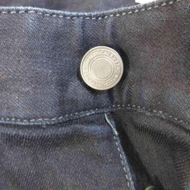 【中古】ボッテガヴェネタ BOTTEGA VENETA デニム ジーンズ 46 ネイビー 紺 ストレート 無地 5ポケット_6