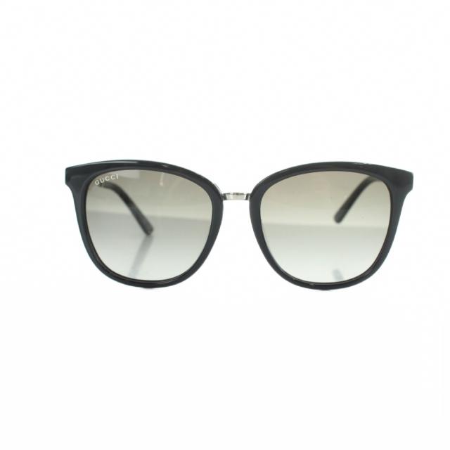 【中古】グッチ GUCCI GG0073S 001 サングラス 眼鏡 めがね グラデーション 55□19-145 黒 ブラック ■GY19 /MQ