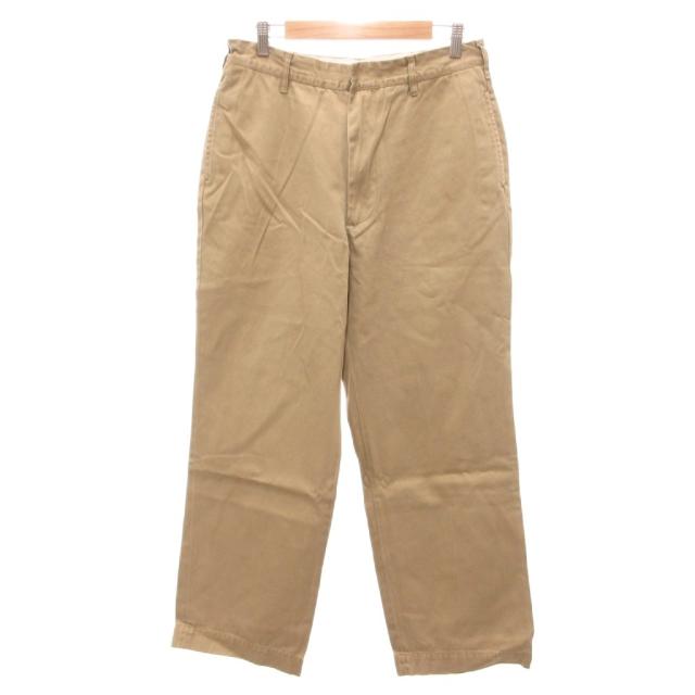 【中古】SESSLER MFG 米軍 復刻 TYPE1 CLASS1 KHAKI-1 チノパン パンツ ストレートシルエット 32×30 ベージュ /JS