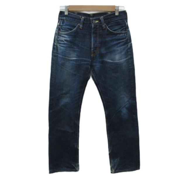 【中古】ステュディオダルチザン デニムパンツ ジーンズ ストレート ロング丈 インディゴ D1236 /SM14 ■GY03