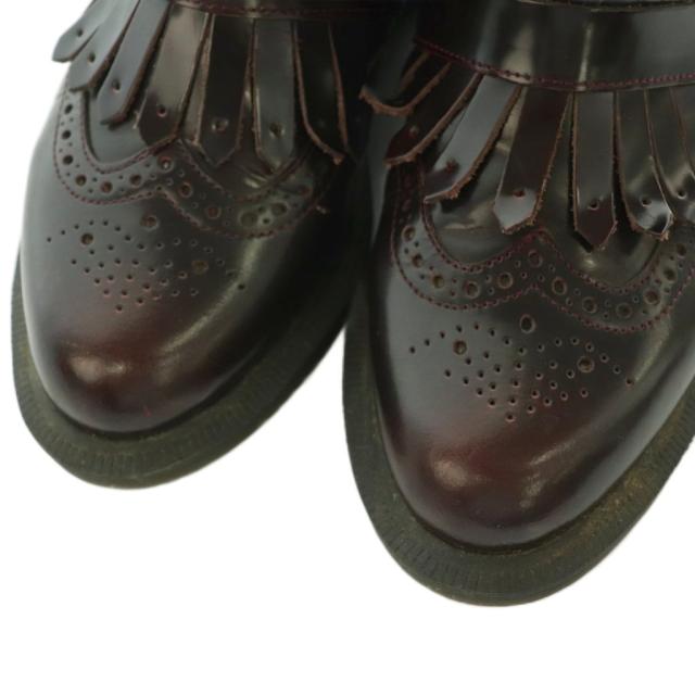 【中古】ドクターマーチン DR.MARTENS ショートブーツ タッセル サイドゴア US5 UK3 22.0cm 茶 /MI ■GY12 レディース_3
