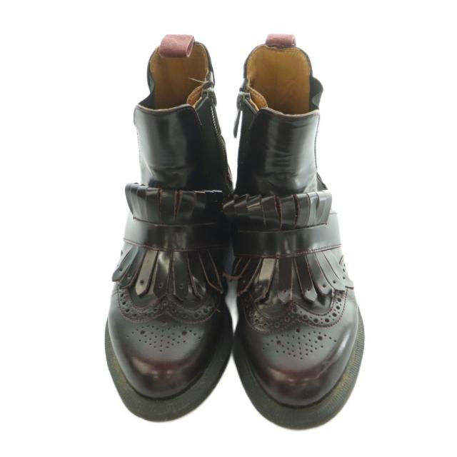 【中古】ドクターマーチン DR.MARTENS ショートブーツ タッセル サイドゴア US5 UK3 22.0cm 茶 /MI ■GY12 レディース_5