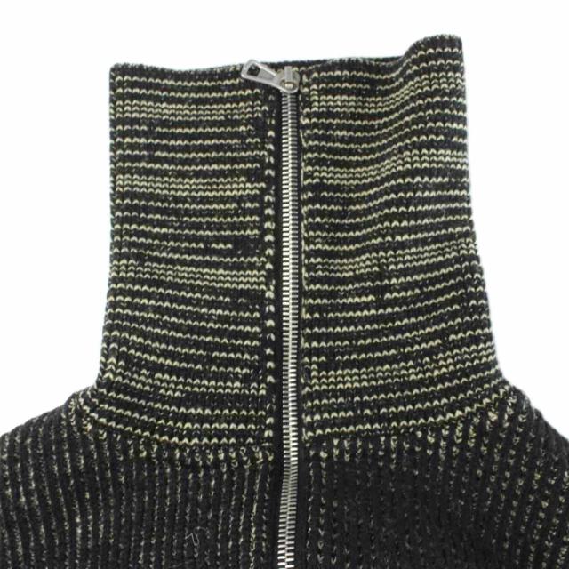 【中古】dune daisuke tanabe 田邉大祐 ハーフジップ ニット セーター 長袖 02 黒 ブラック ■GY12 /MQ メンズ_3
